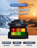 APT-DVP DVP-765 Fiber Optic Fusion Splicer FTTX Use DC 12V Power 1 Year Warranty