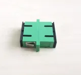 High Quality QD APT FTTH Optic Fiber Duplex Adapter with SC UPC/APC DUPLEX