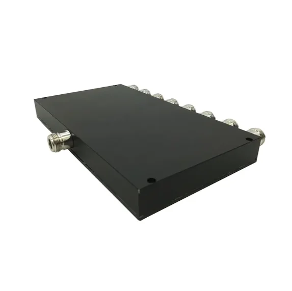 Low VSWR RF 50W 700-2700MHz 8 Way Microstrip Power Divider/ Power Splitter for IBS DAS