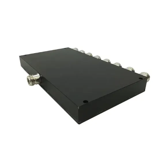Low VSWR RF 50W 700-2700MHz 8 Way Microstrip Power Divider/ Power Splitter for IBS DAS