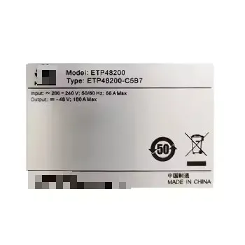 New Advanced ETP48200-C5B7 48V 200A 12KW 9U/10U Embedded Power Supply for Telecom Base Sta