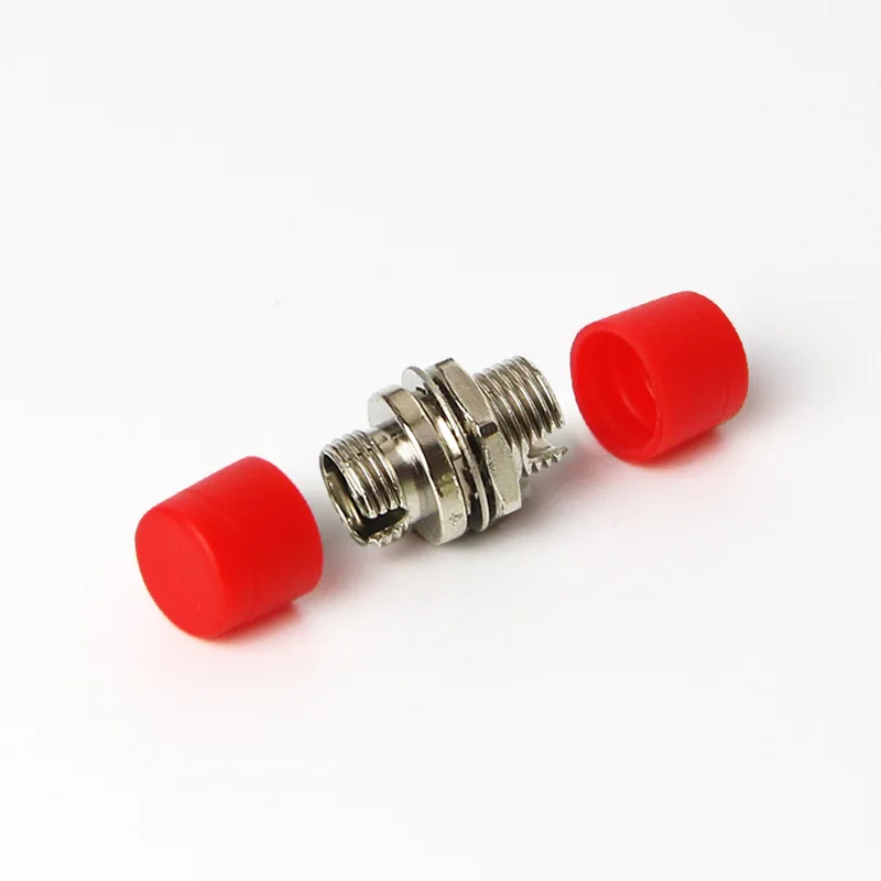 OEM Alloy FC-FC Fiber Optic Coupler Adapter Telecom Grade Circular Flange Connector 1 Year