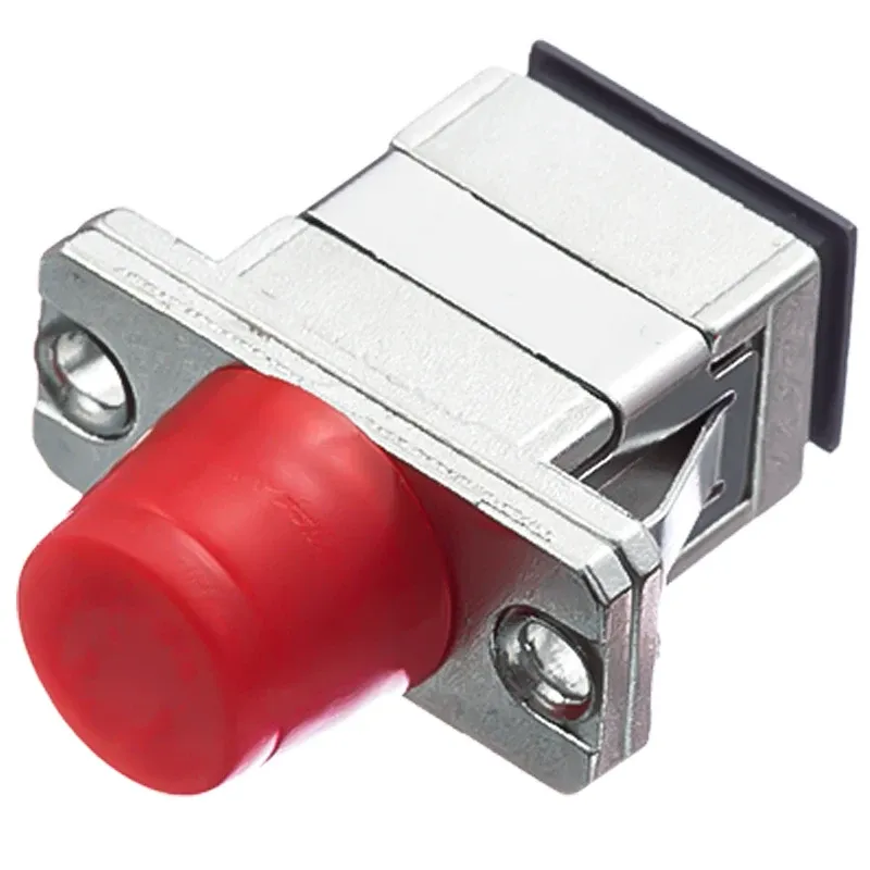 Optical Single Mode Fiber Optic Coupler FC-SC Metal Fiber Optic Adapter Transfer Flange fo