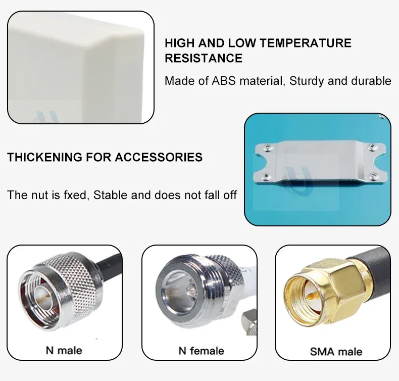 Omni Directional Wifi Antenna Outdoor 160Cm Wall Mounted Uhf Antenna Directional Panel Antenna Suction Mount-boxintelecom
