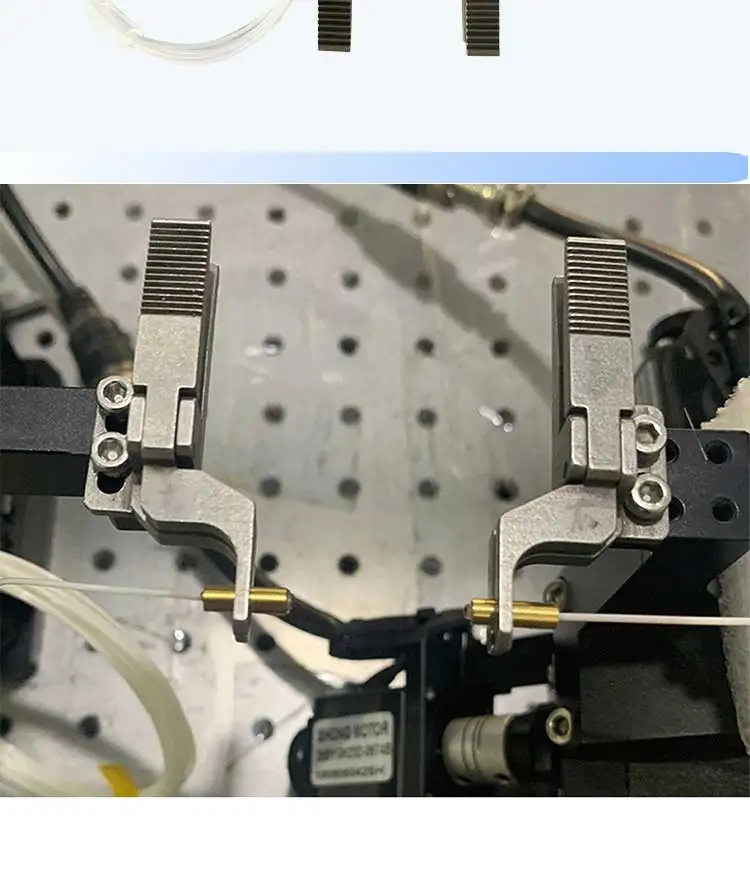 ZG Tech Metal Fiber Collimator Holder Fixture for Fiber Patch Cord Manufacture with 1 Year Warranty