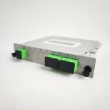 Fiber Optical PLC Splitter 1*4 SC/APC Connector Cassette Box Card Inserting Type 1x4 SC FT