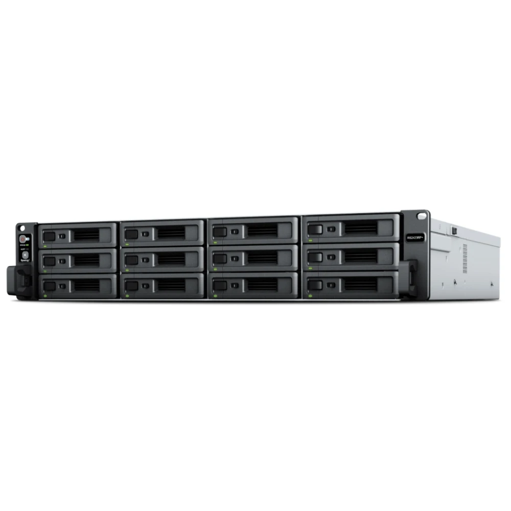 Faster and More Responsive Stock Synology 12-Bay RackStation RS2423+ Diskless NAS Server Storage 1