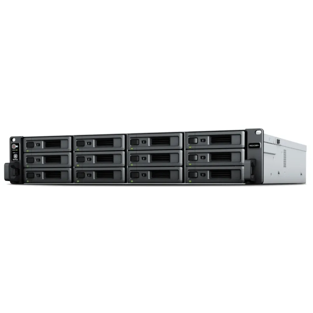 Faster and More Responsive Stock Synology 12-Bay RackStation RS2423+ Diskless NAS Server S