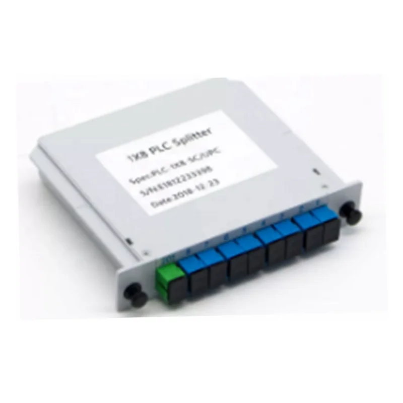 APT Factory Price FTTH Fiber Optic PLC Splitter 1X2 1X4 1X8 SC APC Slot Box Plug-in Box Fiber Optic Plc Cassette Splitter-boxintelecom