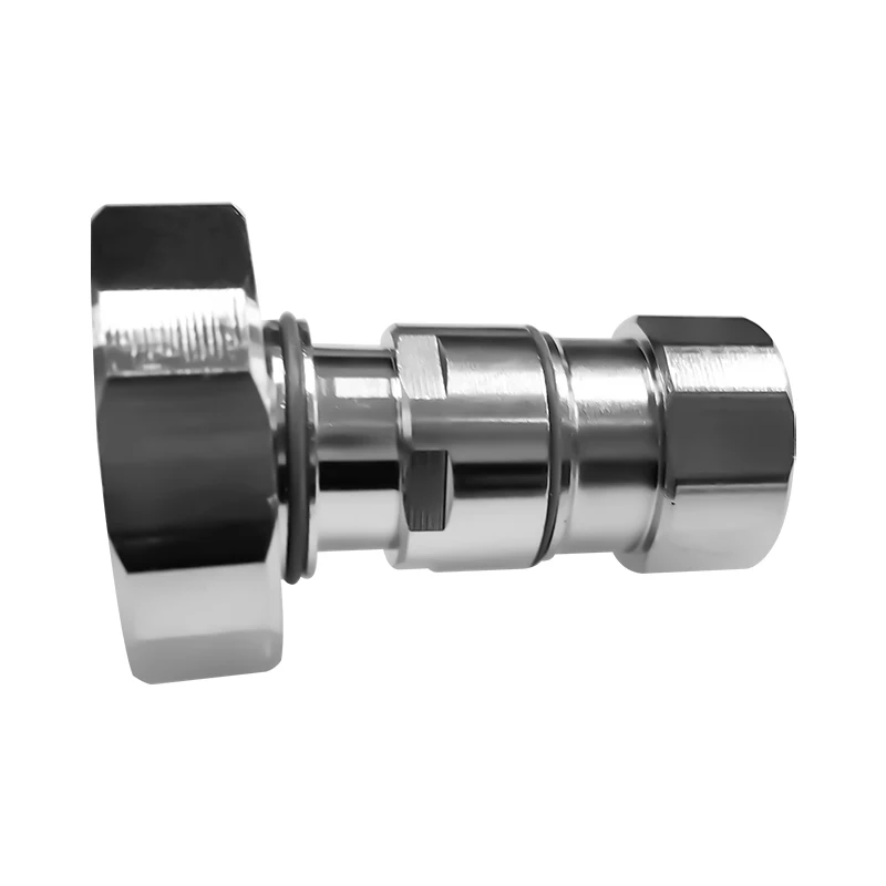 DC-5GHz Low PIM RF Adapter 7/16 Straight Male Connector for 1/2" Super Flexible RF Cable