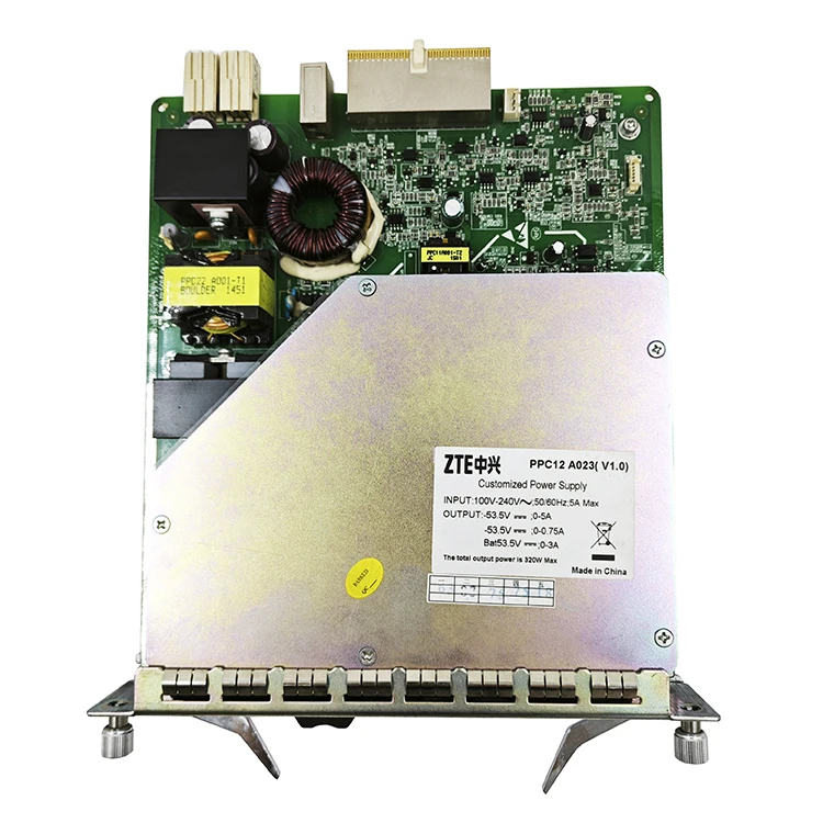 Zxa10 C320 Olt Pram Ac 100-240v Power Supply Card Olt Zte C320 Pram Ac