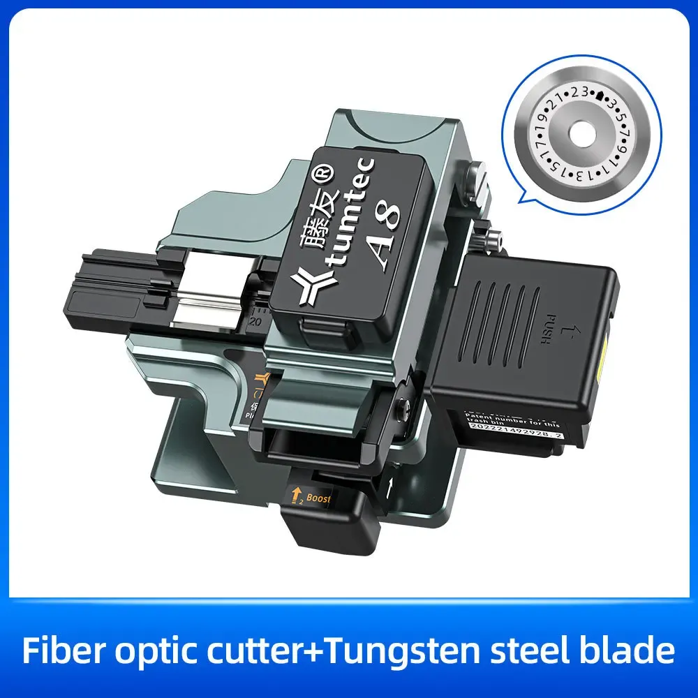 Tumtec A8 Cleaver  High Precision Optical Fiber Cutter FTTH Optic Fiber Cleaver Tumtec A8 