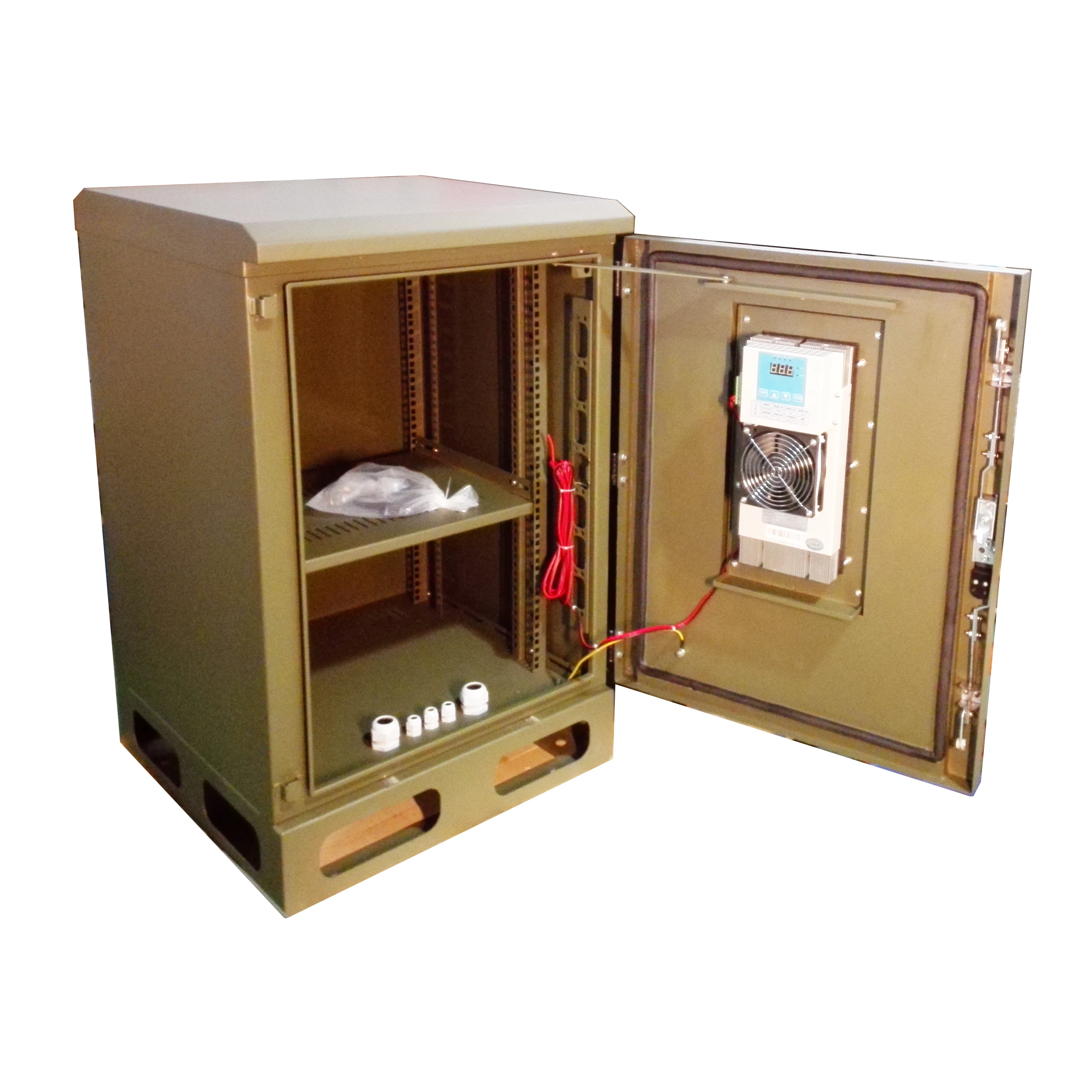 Factory-Produced IP55 Level Protection Metal Telecommunication Enclosure Outdoor Telecom Cabinet for Network Use-boxintelecom