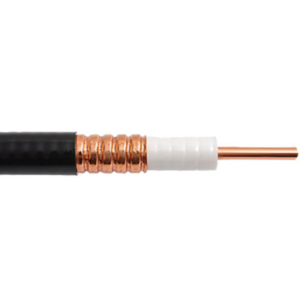 HCAAYZ-50-12 Low Loss 1/2" Coax Feeder Cable FRNC Jacket 50Ω Half-Inch RF Coaxial Cables for RF Transmission-boxintelecom