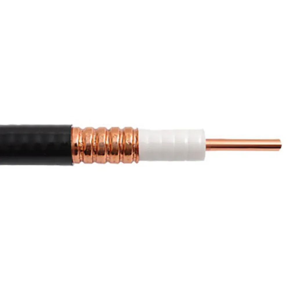 HCAAYZ-50-12 Low Loss 1/2" Coax Feeder Cable FRNC Jacket 50Ω Half-Inch RF Coaxial Cables for RF Transmission-boxintelecom