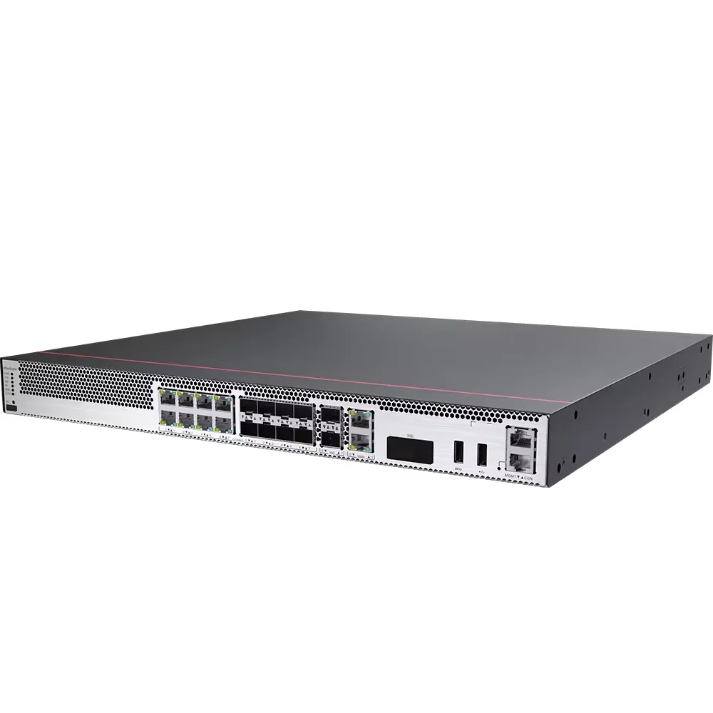 USG6331E-AC 02352QVC 10*GE RJ45+2*10GE SFP+ 1*Power Adapter, SSL VPN 100 Users Firewalls 0