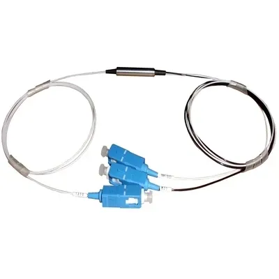 WDM Fiber Optical Bandpass Filter Optimal Splitter LC Connector 2 Ports 1310/1550nm Freque