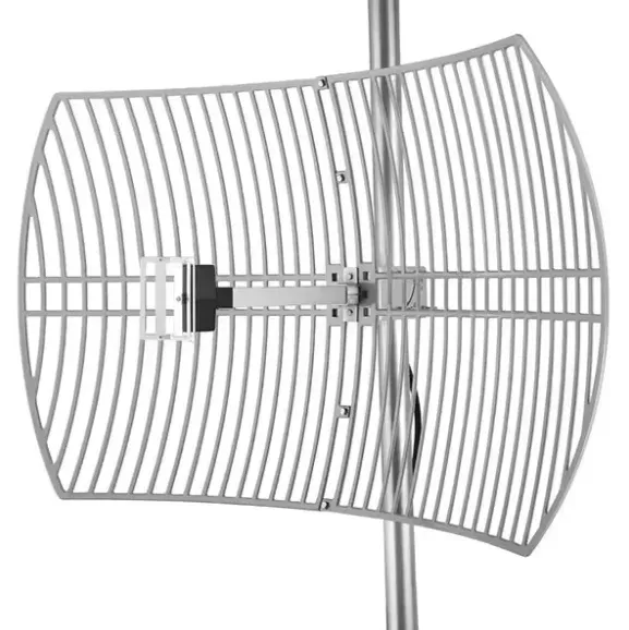 High Gain  24dBi 1700-2700MHz 3G 4G 5G Wimax Parabolic Antenna  Directional Grid Parabolic