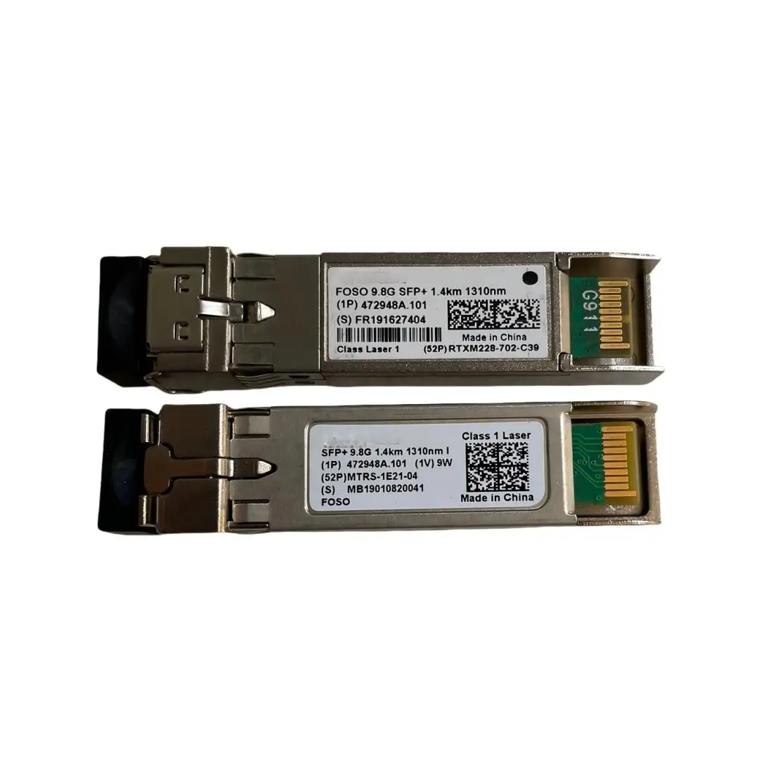 FOSO 472948A Optical Transceiver SFP+ 9.8G 1.4km 1310nm FOSO 472948A.101