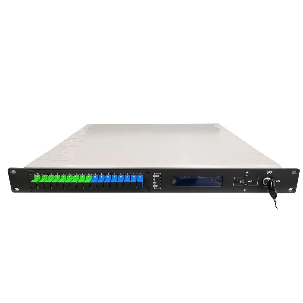 Low Price Good Quality Edfa 1u Edfa 1u 8 16 Port Catv Fiber Optical Amplifier-boxintelecom