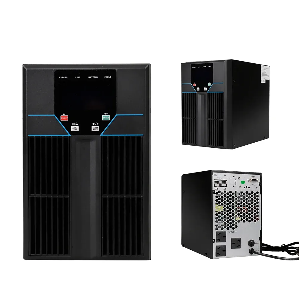 High Quality Pure Sine Wave 2KVA 5KVA Online Uninterrupted Power Supply UPS With Battery Inside-boxintelecom