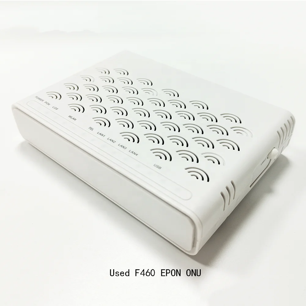 TTH Fiber Optic Modem ZTE ONU F460 Used EPON ONT V6.0 V5.0 WiFi Router With English Firmware-boxintelecom