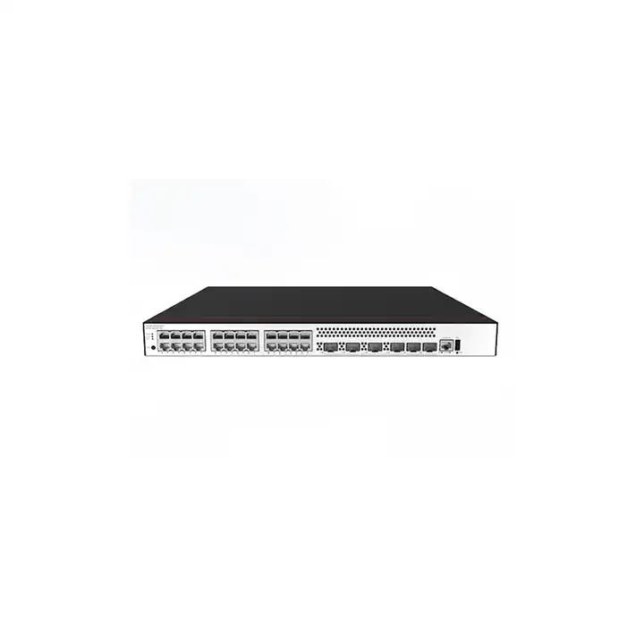 S5735I-S24T4XE-V 298012019 24*10/100/1000BASE-T Ports, 4*10GE SFP+ Portsaccess Switch 0