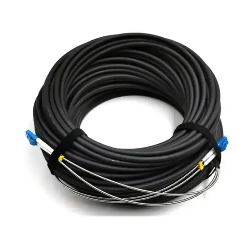 Optical Cable Assembly DLC/UPC to DLC/UPC Single-mode 2 Cores GYFJH-2G.657A2 Armored Branc