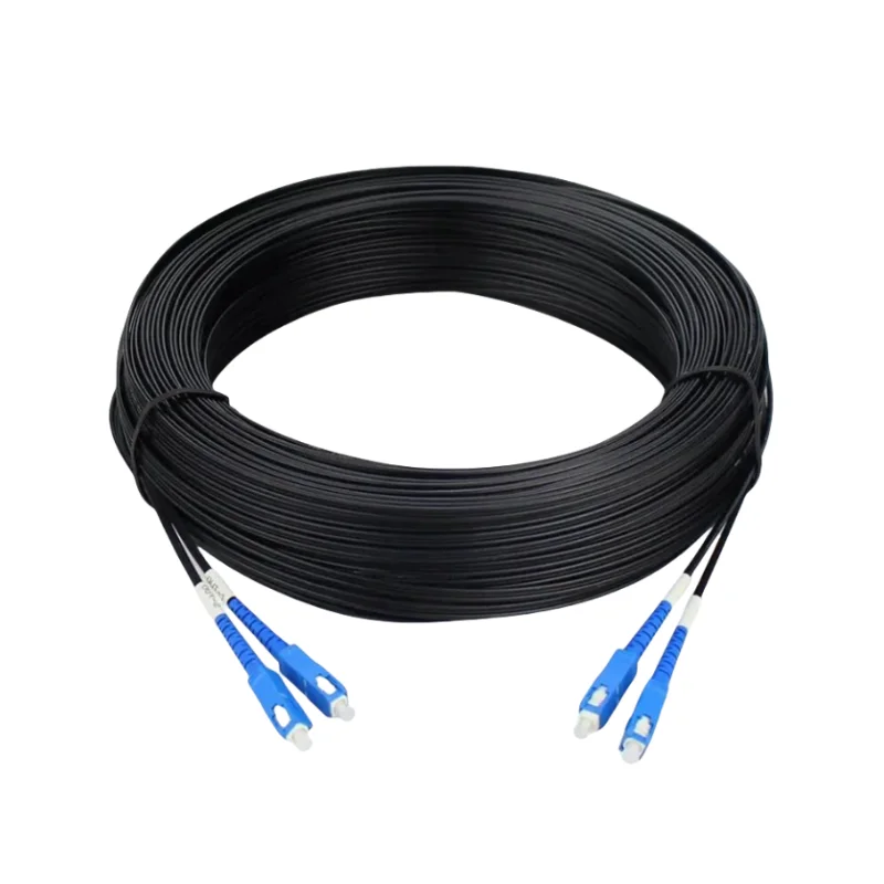 FTTH 1M 3M 5M 10M SC UPC Single-mode Simplex Fiber Optic Cable with CE/ROHS/ISO9001 Certification Indoor/Outdoor Use-boxintelecom