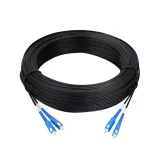 FTTH 1M 3M 5M 10M SC UPC Single-mode Simplex Fiber Optic Cable with CE/ROHS/ISO9001 Certif