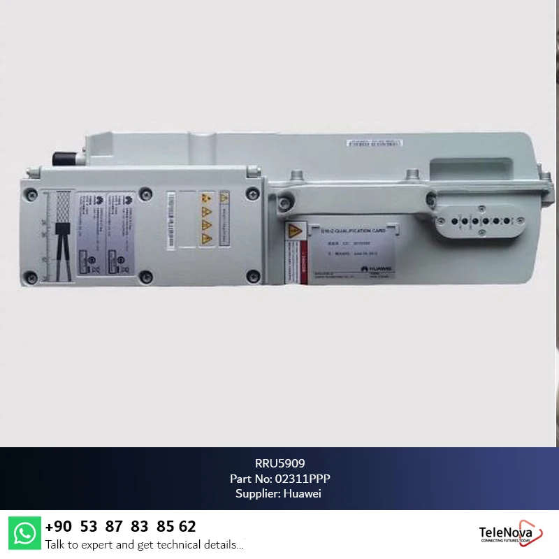 RRU5909 02311PPP Telecom Parts WD5M18590900 B3 1800MHz 2T2R Radio Remote Unit