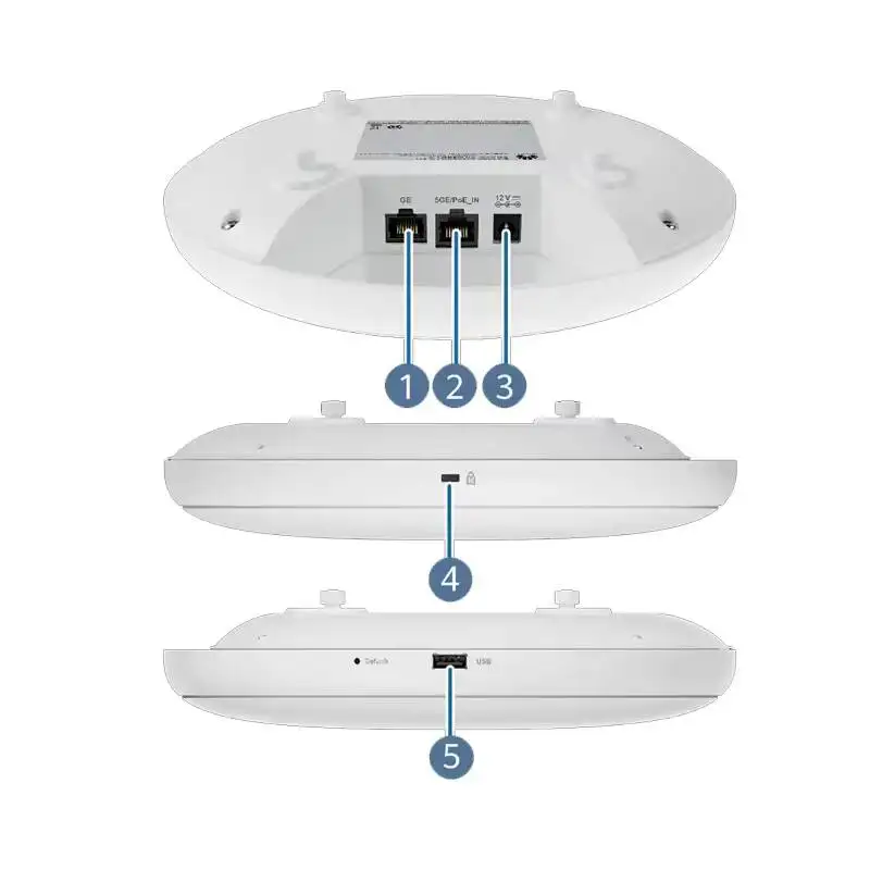AirEngine 6761S-21T 02354VQJ 11ax Indoor,2+2+4 Tri Bands,smart Antenna,USB,BLE Indoor Wifi Access Point-boxintelecom
