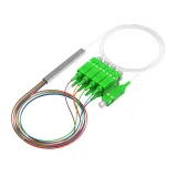 1x4 Fbt Copuler Splitter 0.9mm 2way 4way 8way FTTH Mini Steel Tube Splitter Fiber Optic Mi