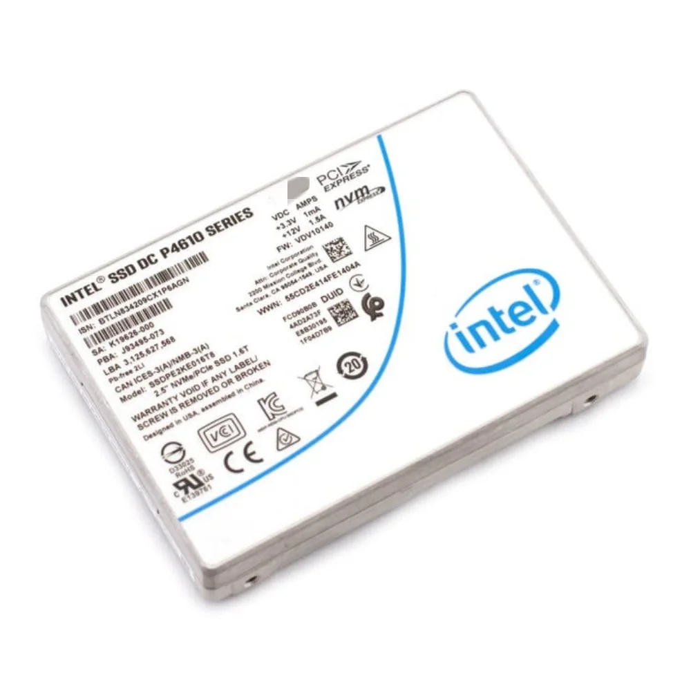 Brand New Used Boxed Hard for Intel P4610 1.6TB 3.2TB U.2 Enterprise 2.5-inch High-enduran