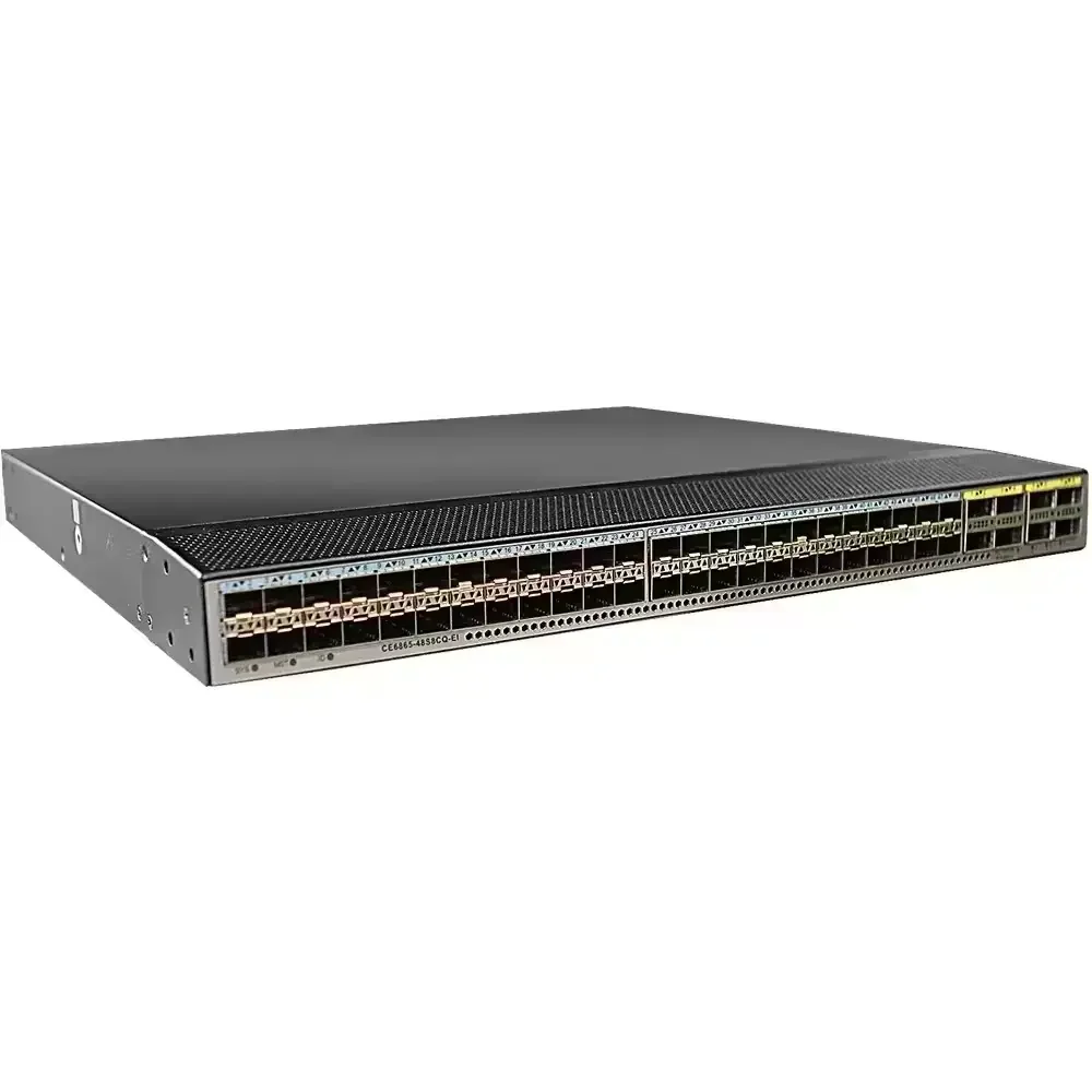 CE6866-48S8CQ-K 02353PJN 48*25G SFP28, 8*100G QSFP28 48 Port Network Switch 0