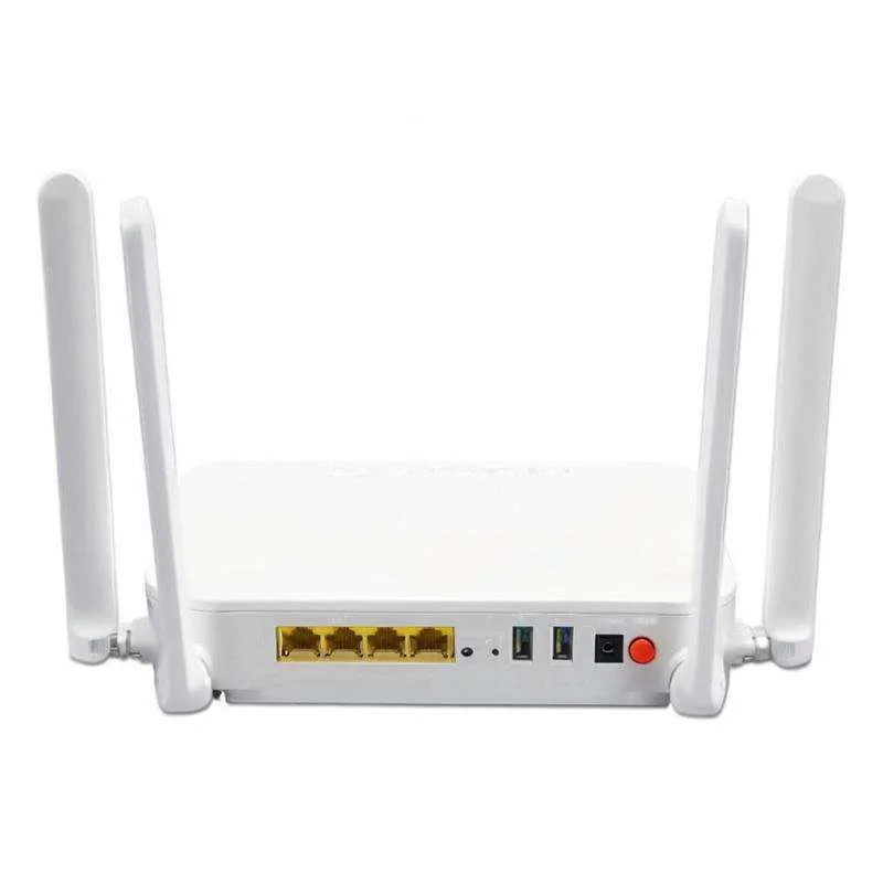 Dual Band ONT Modem F900V 900V with 4GE 2USB 2.4G 5.8G XPON ONU GPON IP TCP Network for Fiber Optic Equipment-boxintelecom