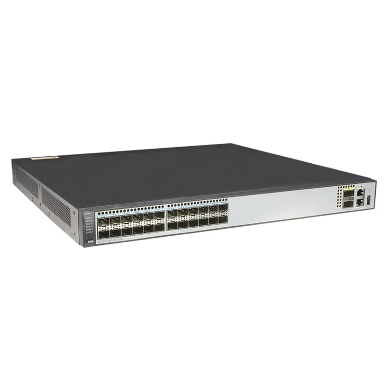 S6720-30C-EI-24S-AC 02350DMN 24* 10GE SFP+ ports, 2*40GE QSFP+ ports S6700 Series enterpri