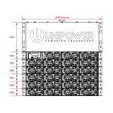 Unipower Guardian Bulk M42 19" Rack-Mount Bulk DC Power System - 48VDC 1200A N+1 Field Rep