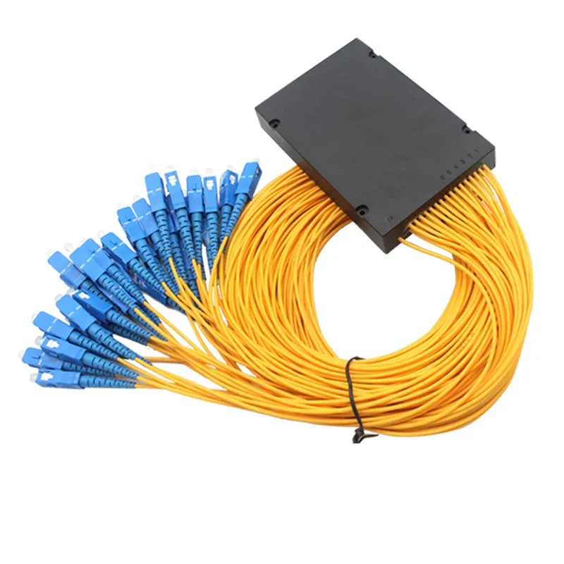 Surfiber Box-Type Optical Splitter 1/32 SC/UPC Pigtail SC Connector Type for 5G Carrier-Cl