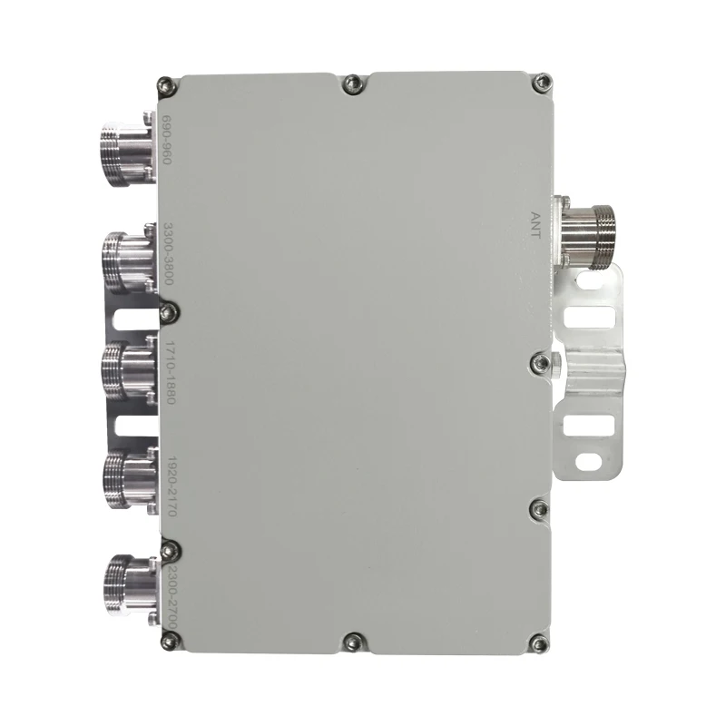 Factory Customized 690-960&1710-1880&1920-2170&2300-2690&3300-4000MHz RF Pentaplexer Low P