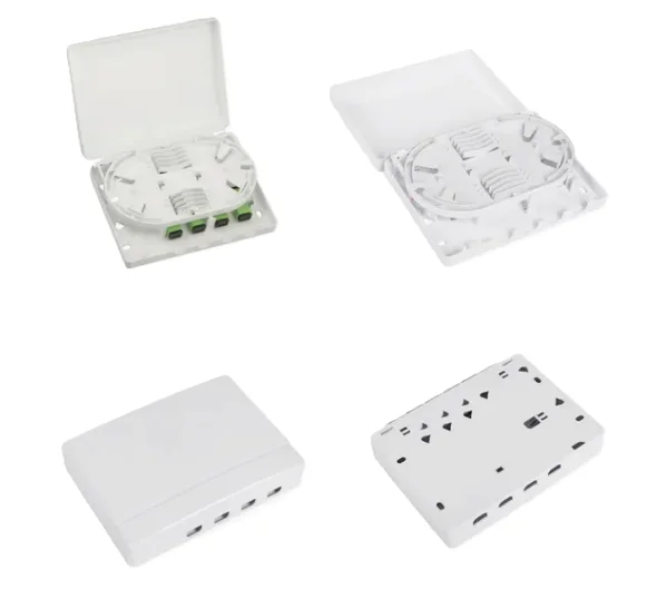 F309 4cores FTTH Indoor Mini Splice Enclosure for Fiber Optic Protection Box 2 Core Fiber 