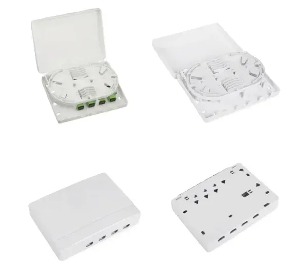 F309 4cores FTTH Indoor Mini Splice Enclosure for Fiber Optic Protection Box 2 Core Fiber 