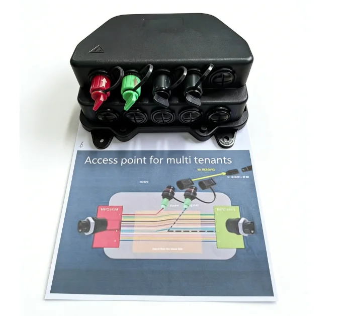 18 Port Pre-Terminated FTTH Fiber Optic Distribution Box, Waterproof Outdoor Terminal Box with Splitter for FTTx Networks-boxintelecom