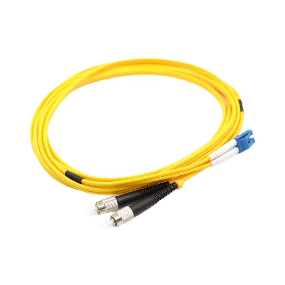 LC to FC UPC Fiber Optic Patch Cord Singlemode Duplex Jumper Cable for FTTH/Telecom