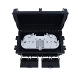 Outdoor Fiber Optic Terminal Box 48 Core, IP65 Waterproof ABS Enclosure with 8 Cable Ports