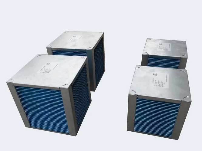 Aluminium Air to Air Cross Flow Plate Heat Exchanger Core - Size 600x600x600 MM, for Food Processing Industry-boxintelecom