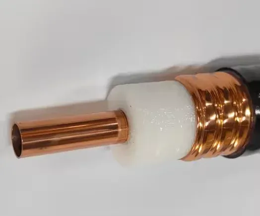 RF Coaxial Cable 1-1/4 RF Corrugated Copper Tube Outer Conductor Feeder Coaxial Foam Cable