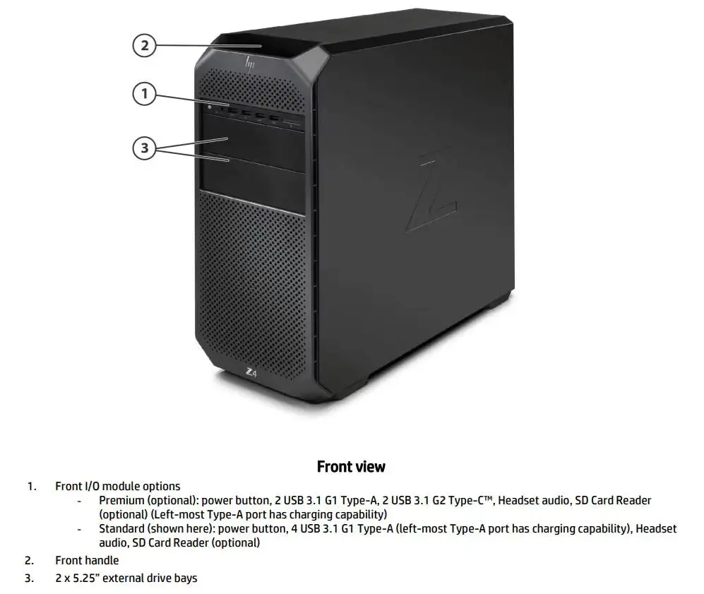 Good PriceHP Z4 G4 Desktop Workstation Support Intel Xeon Processor Used Hp Workstations 1