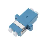 LC Duplex Fiber Optic Connector Small Square Head LC-LC Universal Flange Telecom Grade Sin