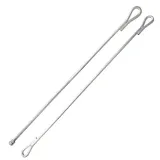 Galvanized Single-loop Guy Wire Anchor Rods for Communication Guy Wires, 161500 - 161800, 